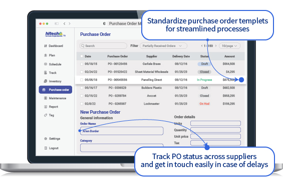 Enhance efficiency of purchase order processing
